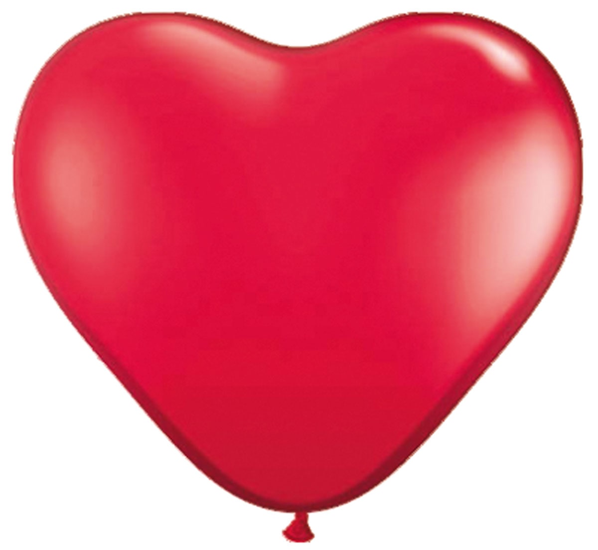 Rode hartvormige ballonnen 100 stuks