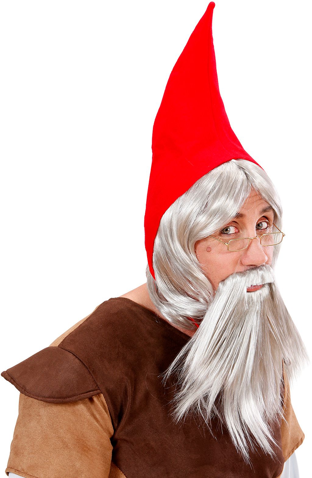 Alsino Dwergenmuts voor volwassenen, kaboutermuts, dwergkostuum, carnaval, elfmuts, dwergen, puntmuts, keuze uit variant: blauw