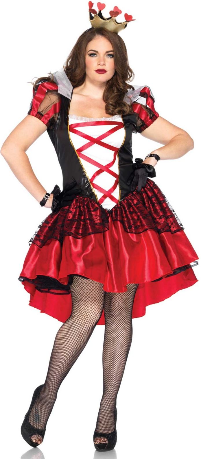 Rode koningin carnaval plus size