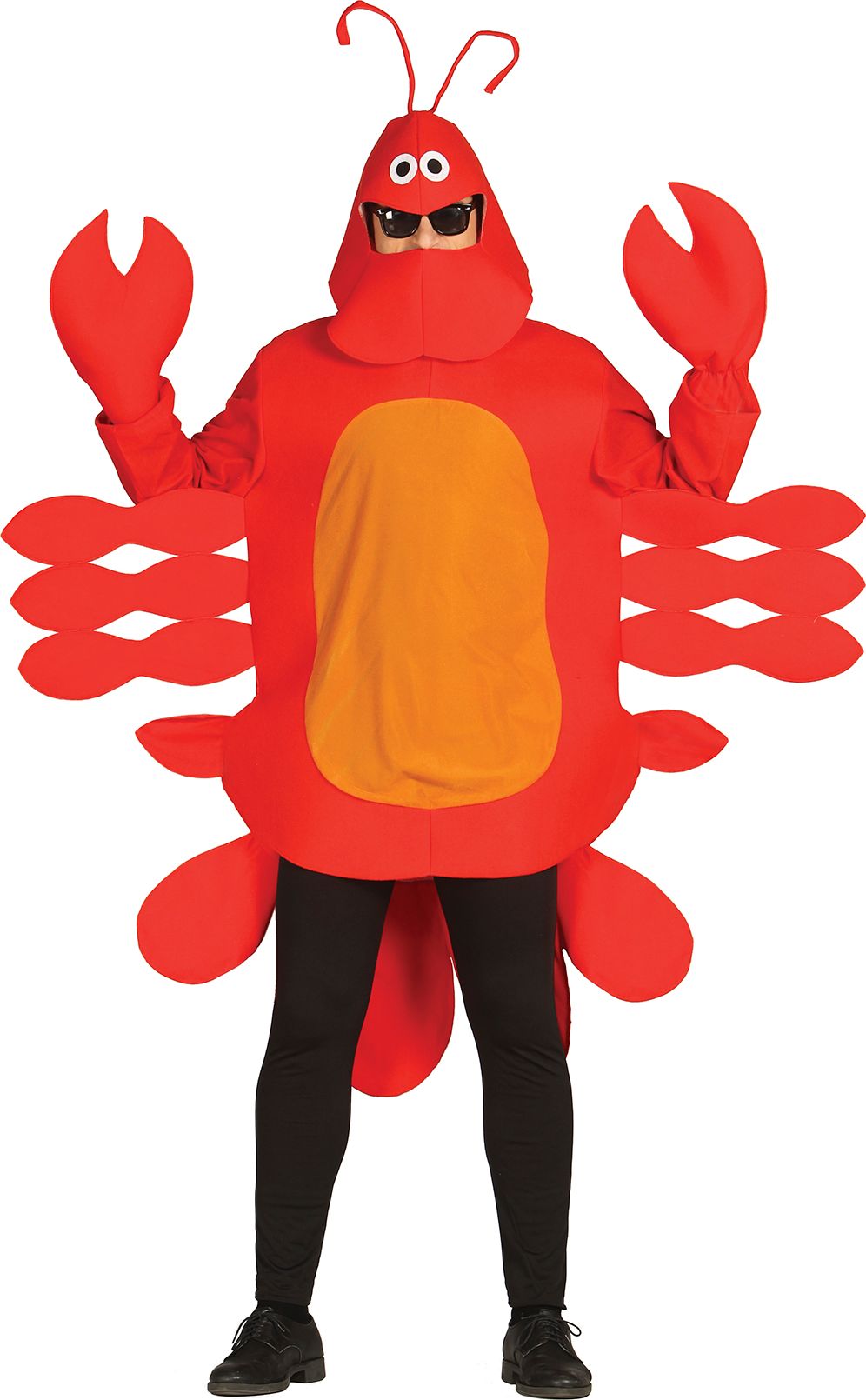 Rode kreeft carnaval outfit