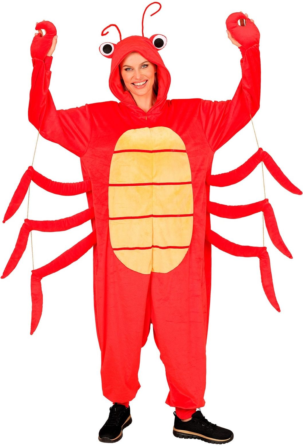 Rode Kreeft Onesie Volwassenen