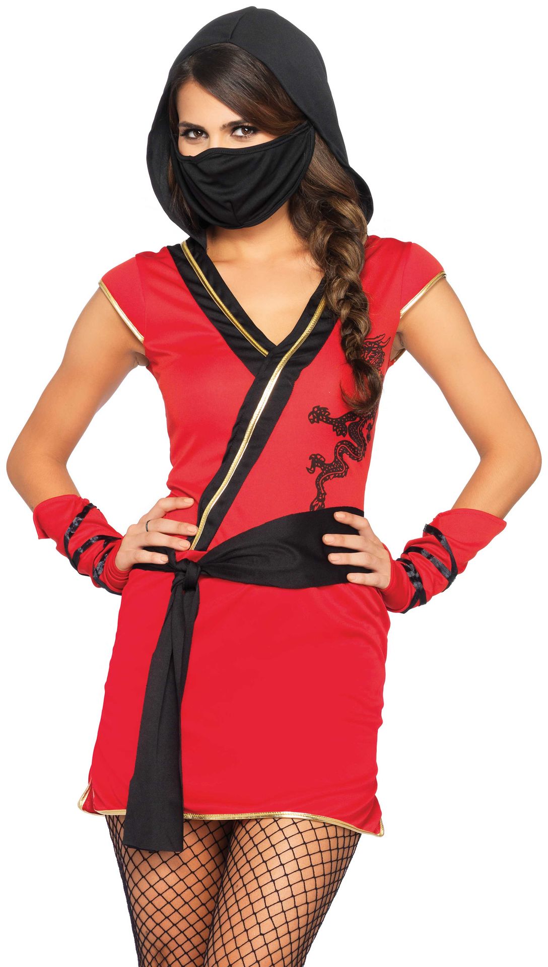 Rode ninja jurk