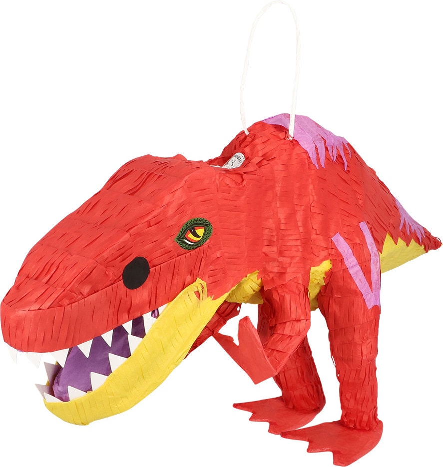 Rode Piñata T-rex Kinderfeestje