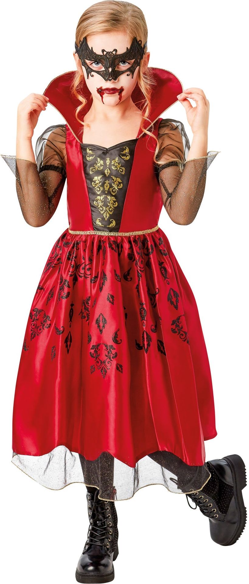 Rode Vampiress Outfit Meisjes