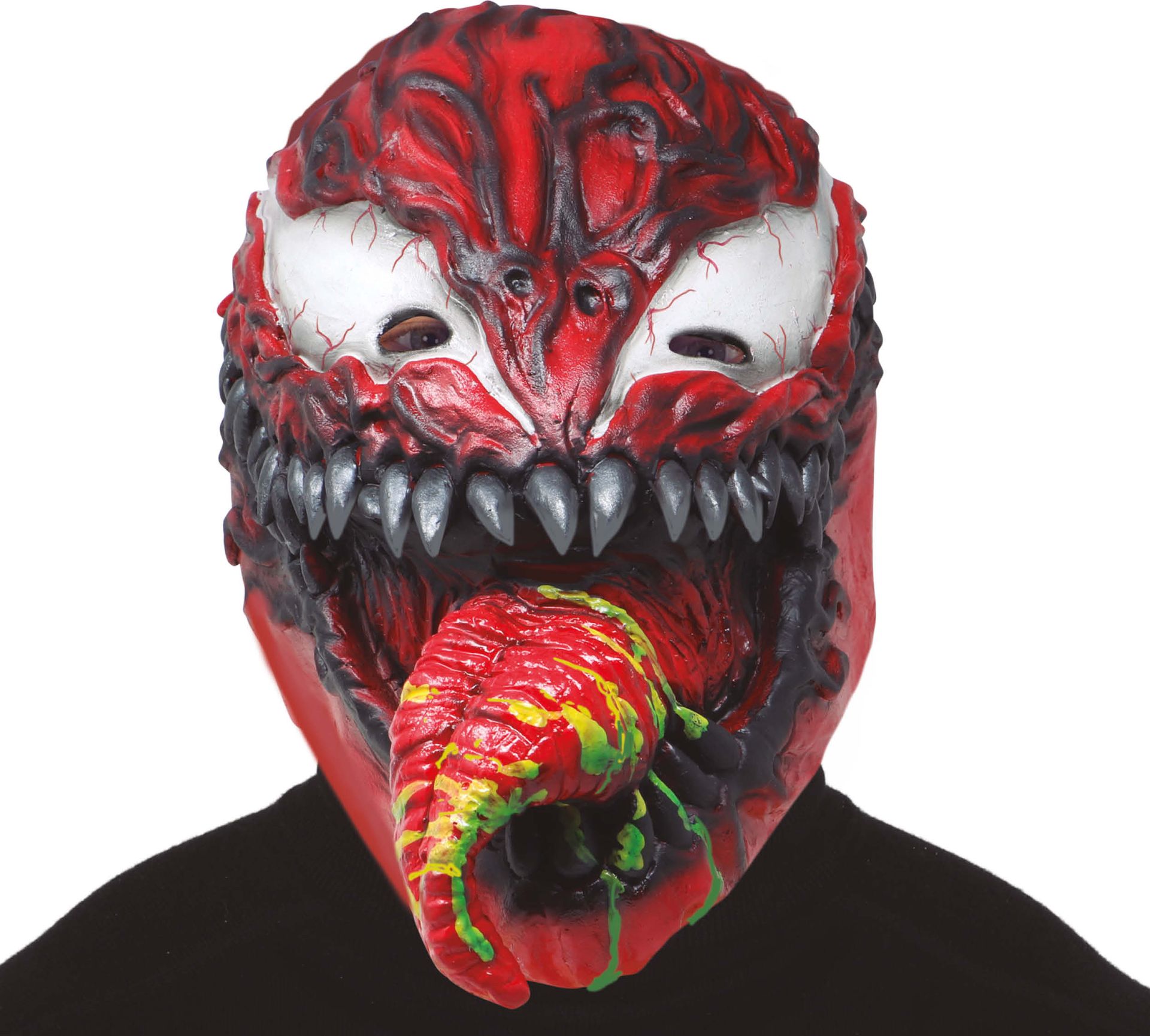Rode venom masker latex halloween