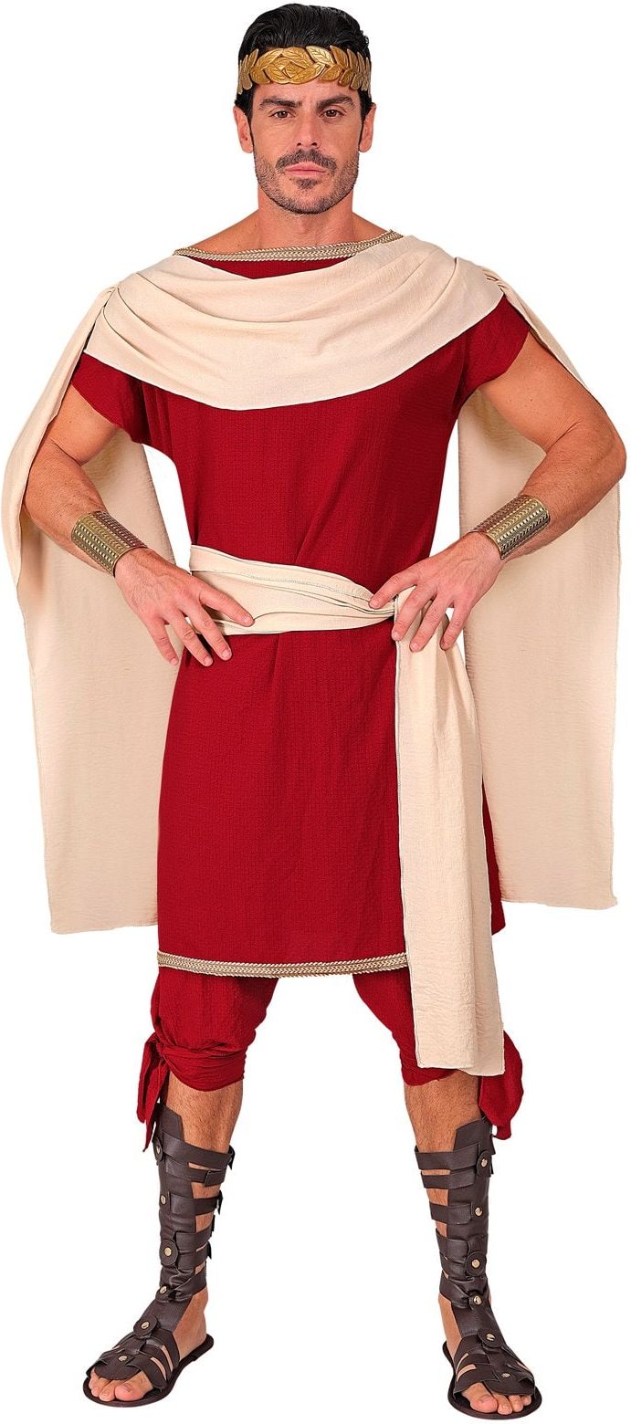 Romeins Pak Carnaval Rood Heren
