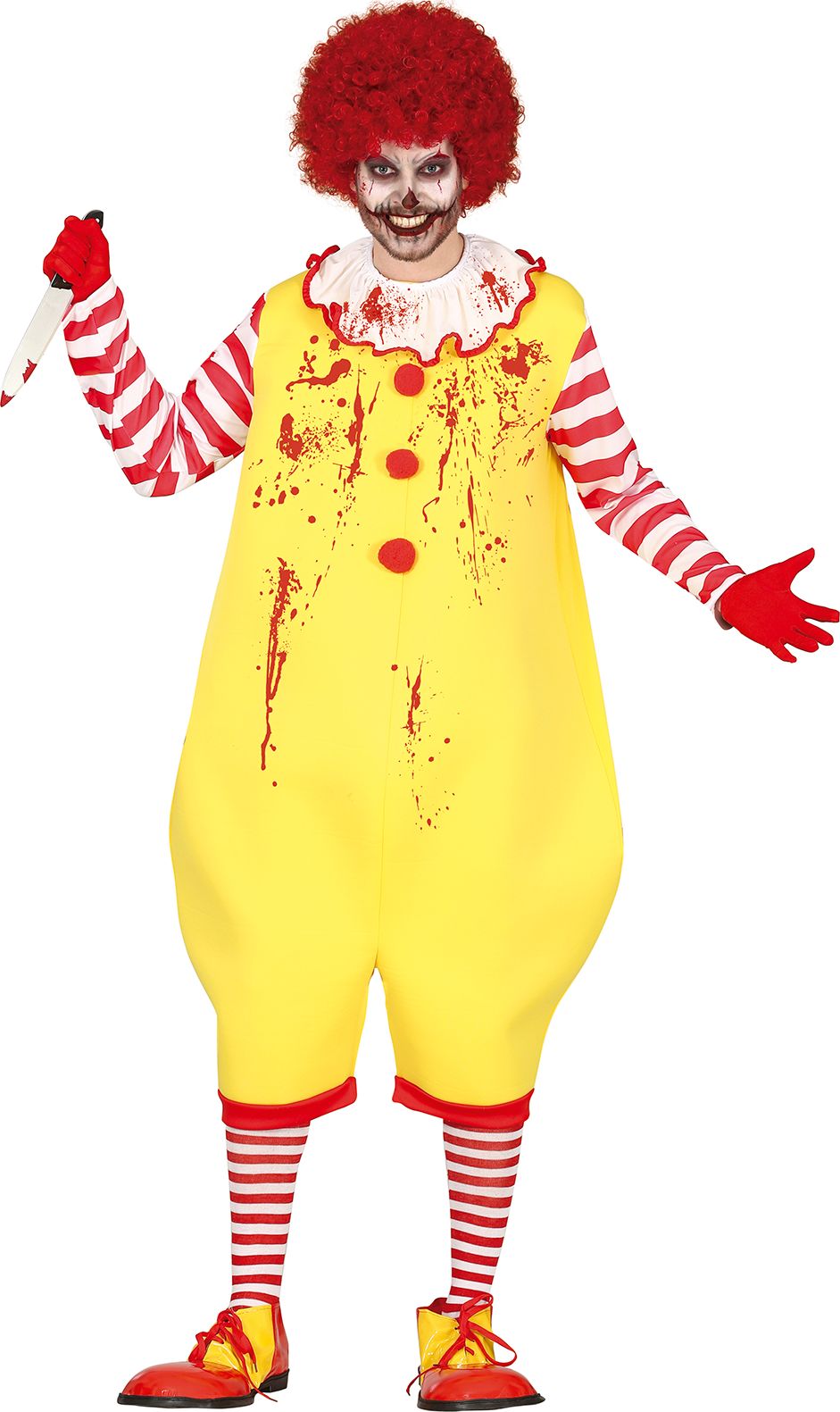 Ronald McDonalds killer clown outfit heren