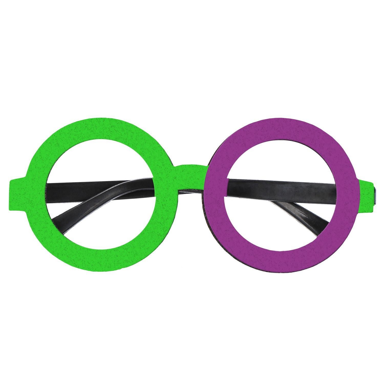 Ronde groen paarse bril
