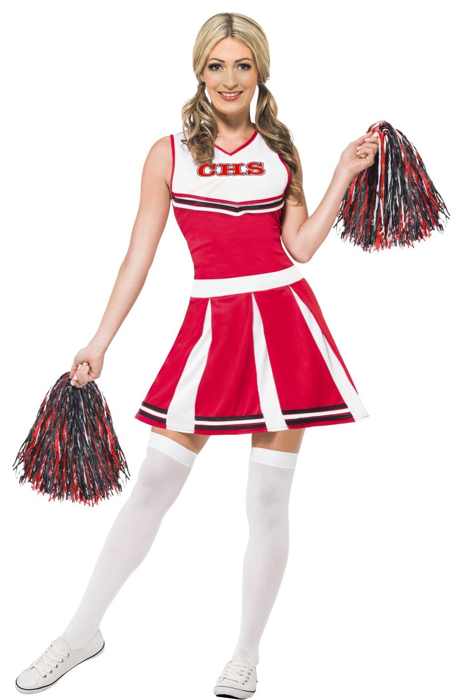 Rood cheerleader jurkje dames