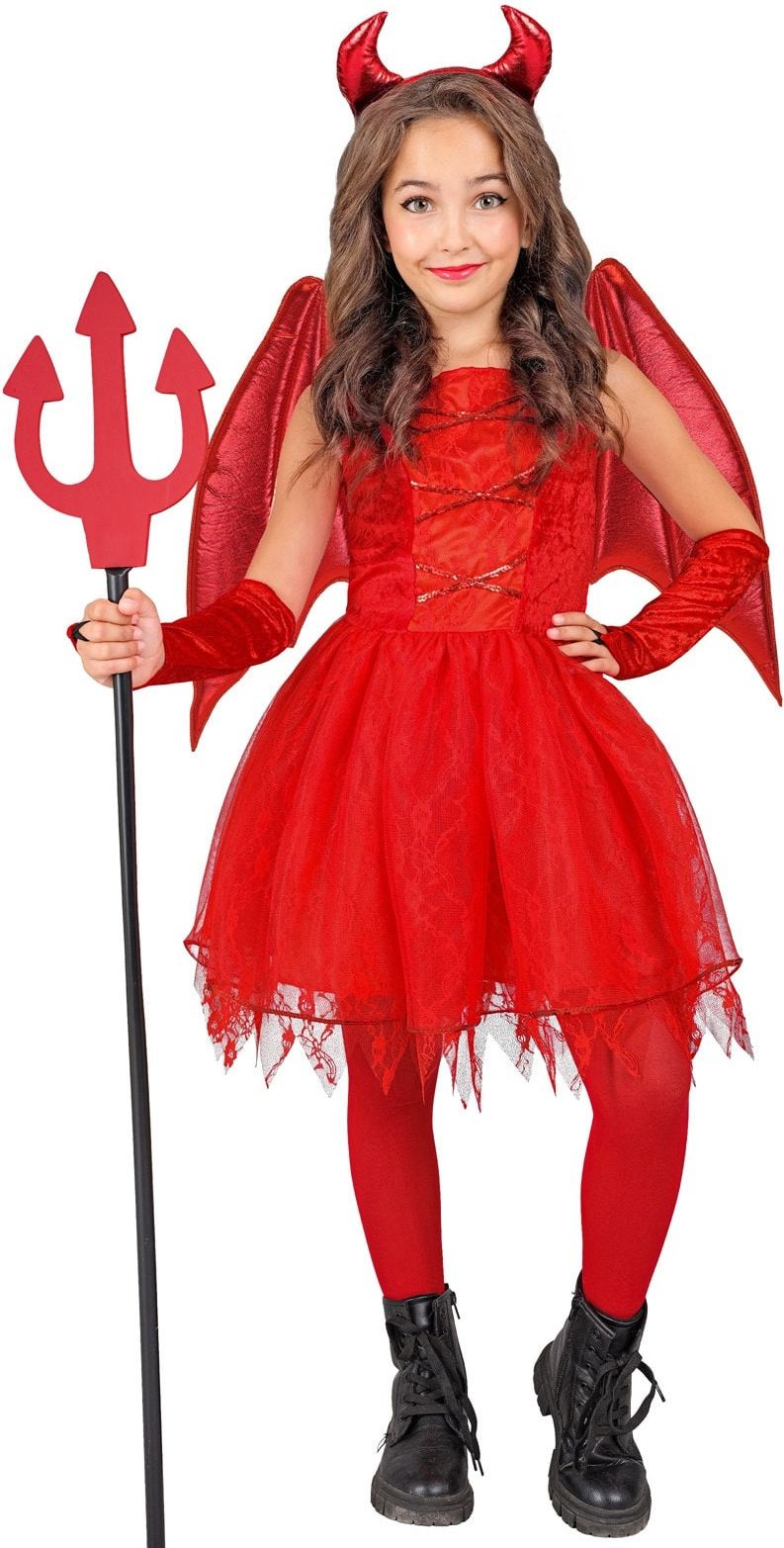 Rood Duivel Jurkje Meisjes