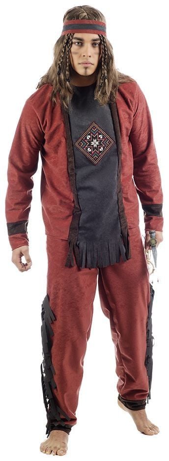 Rood indianen pak