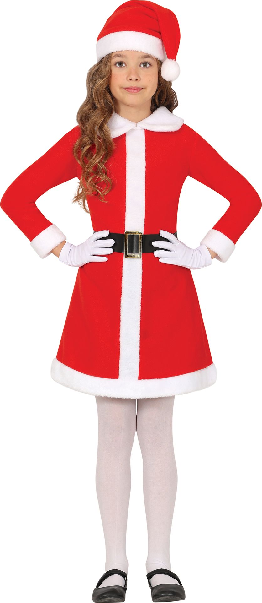 Rood kerstmeisje jurk kinderen