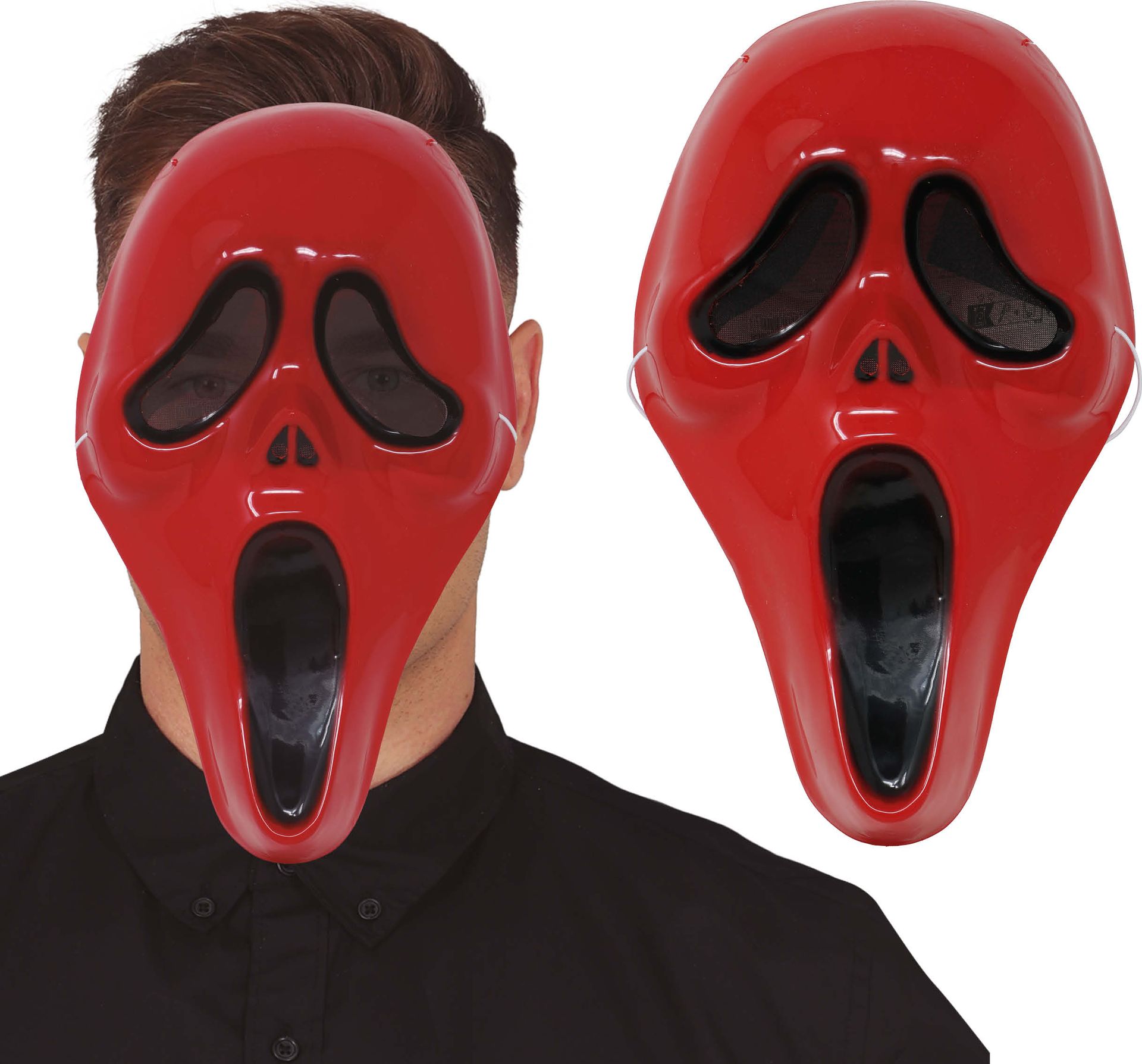 Rood Scream masker halloween