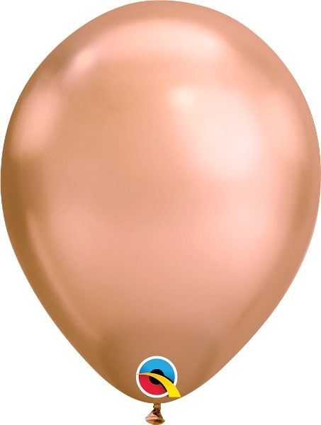 Rose gouden chroom ballonnen 100 stuks