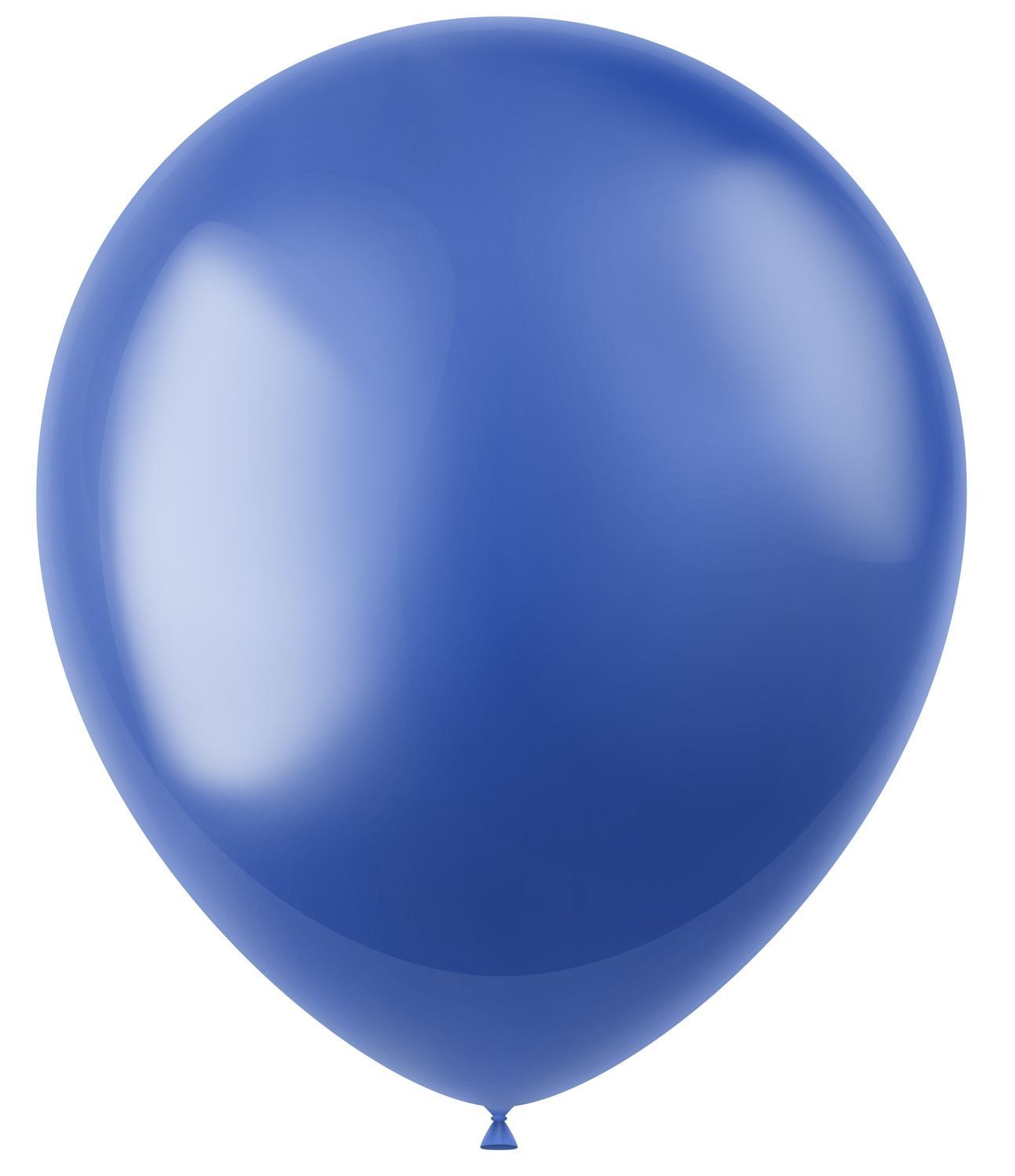 Royal blauwe metallic ballonnen 50 stuks
