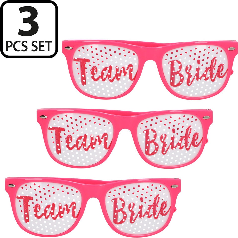 Roze Brillenset Dames Team Bride