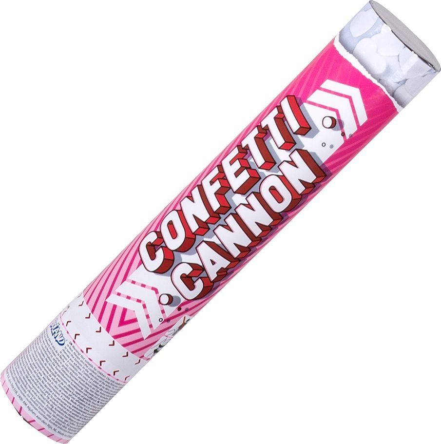 Roze confetti kanon