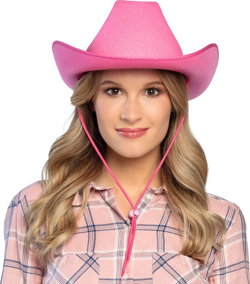 Roze cowboy hoed rodeo