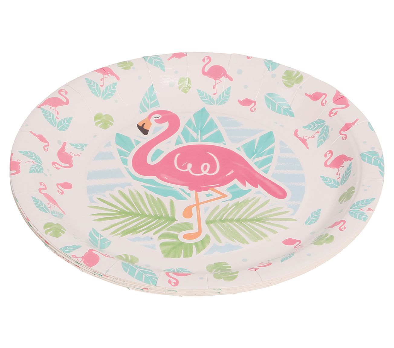 Roze flamingo borden