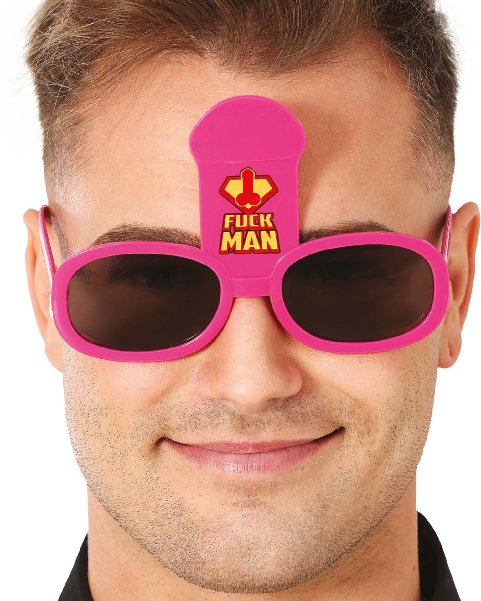 Roze Fuckman Zonnebril Vrijgezellenfeest