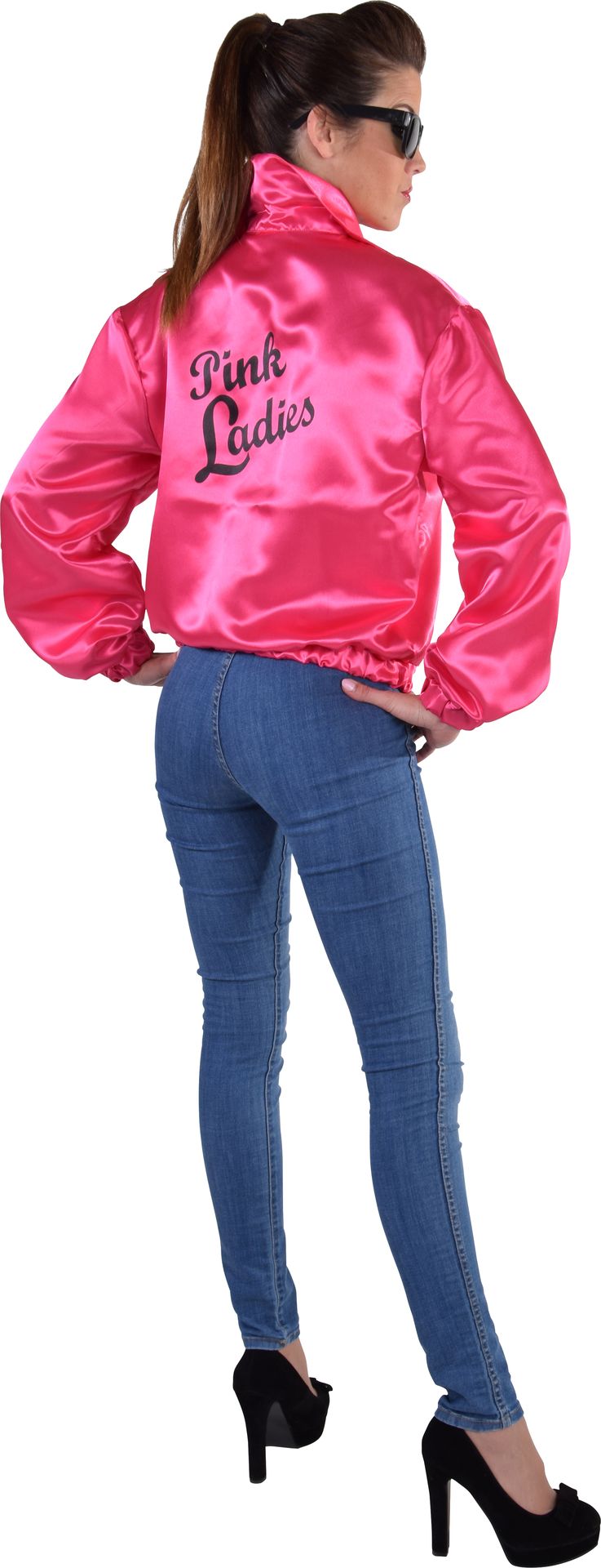 Roze Grease jas dames 50s