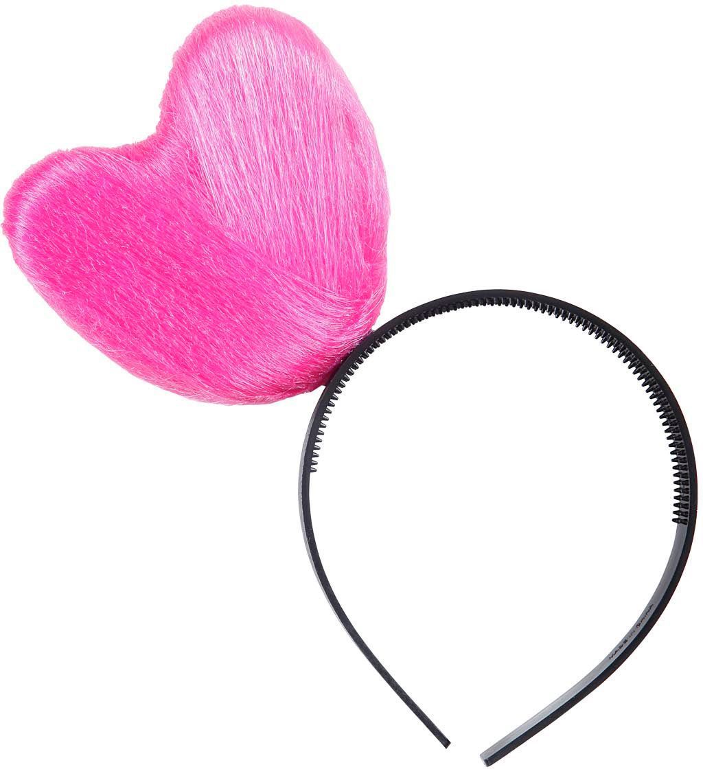 Roze hart hoofdband