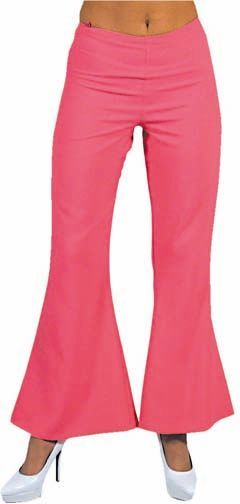 Roze hippie broek dames