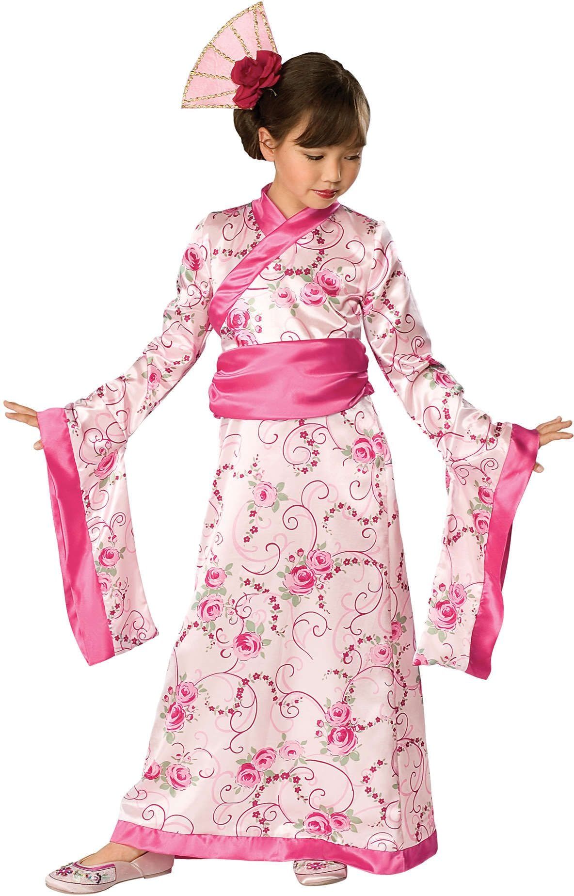 Roze Kimono Outfit Meisjes