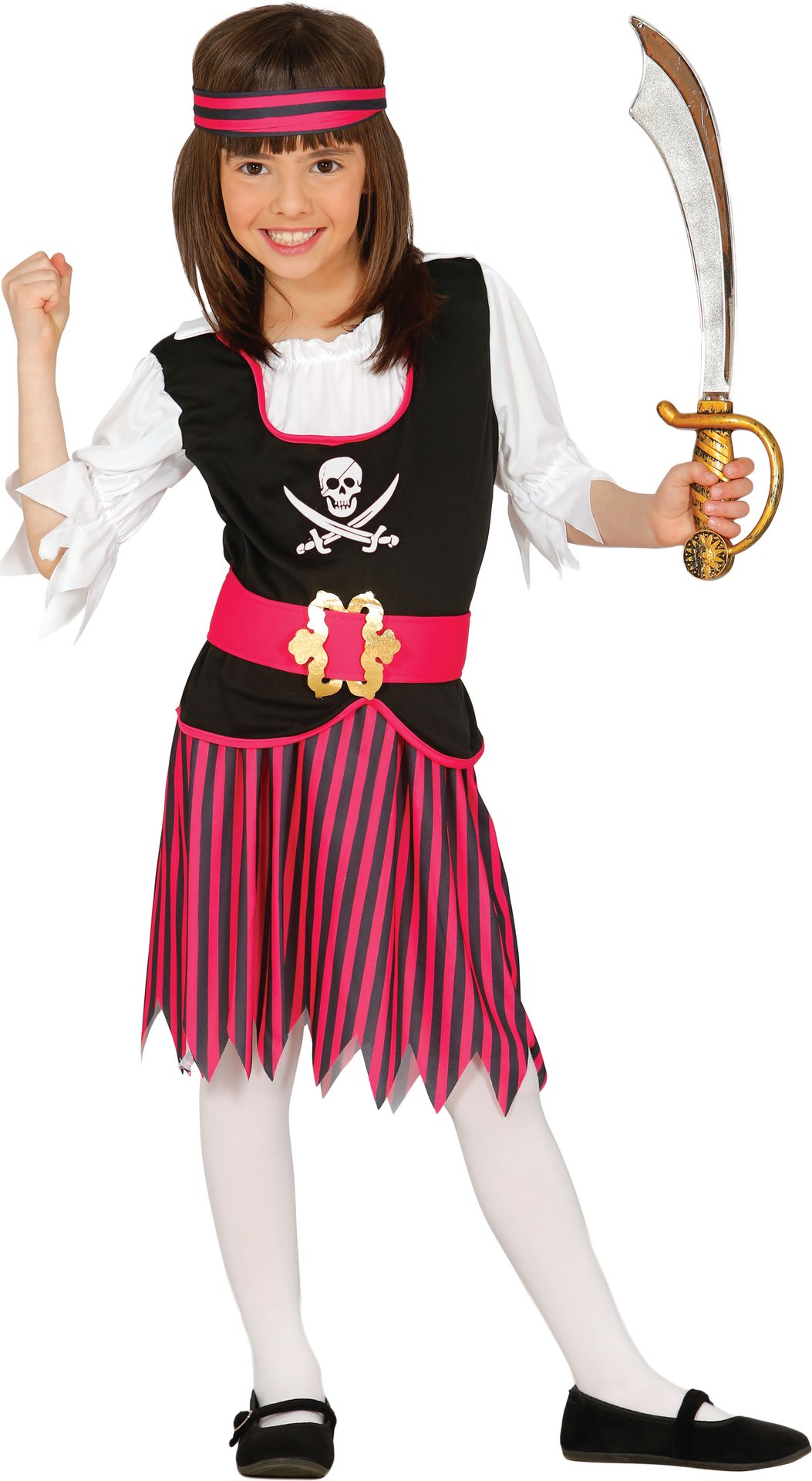 Roze piraten outfit meisjes