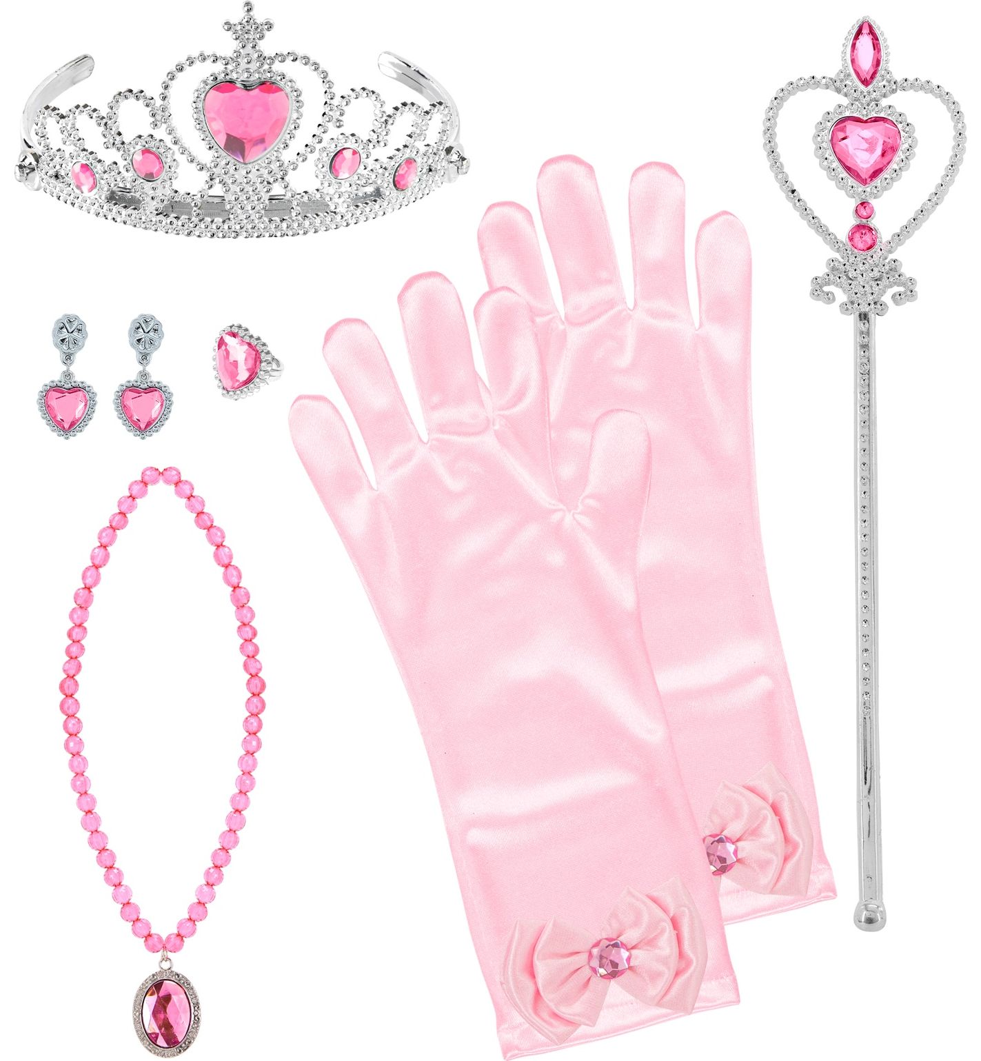 Roze prinses Peach accessoire set