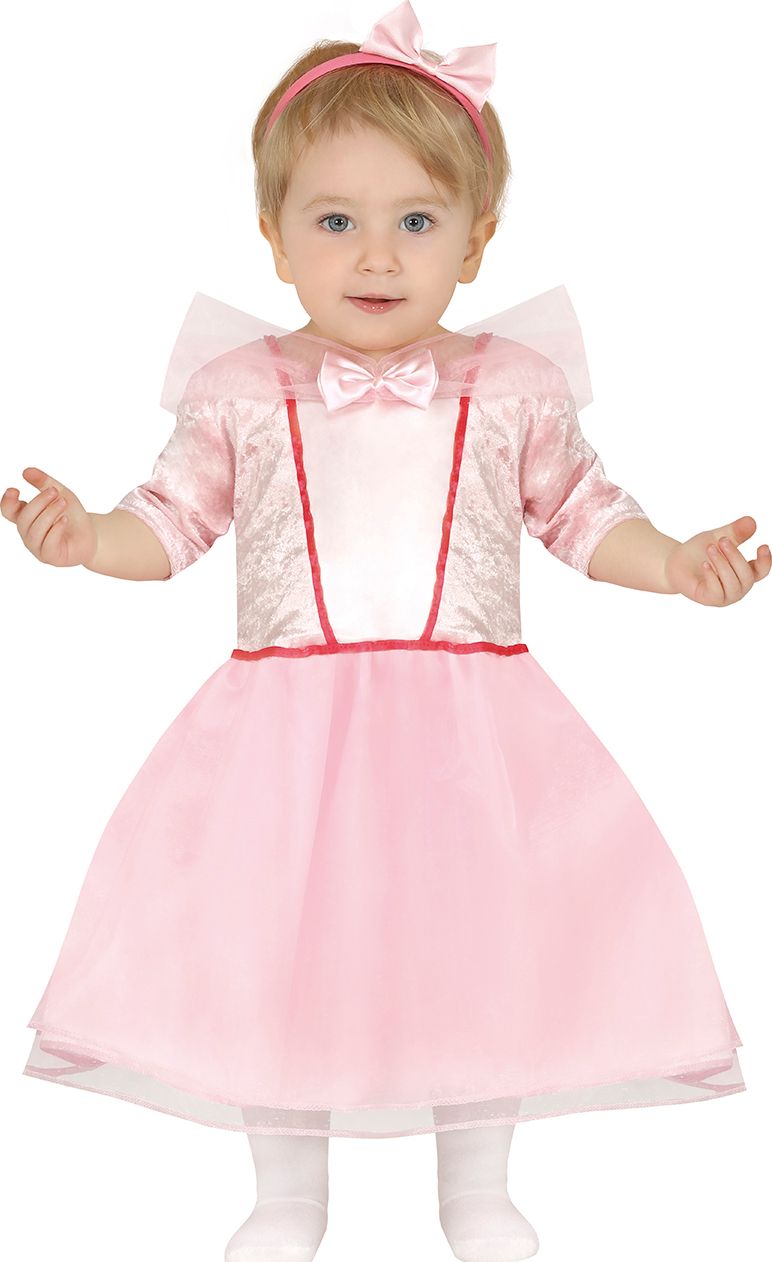 Roze prinsessenjurkje baby
