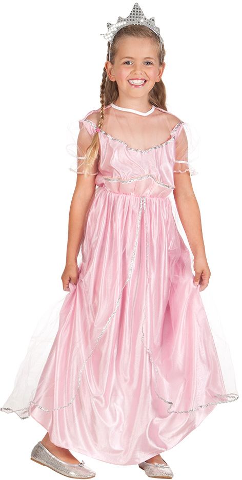 Roze sprookjesprinses outfit meisje