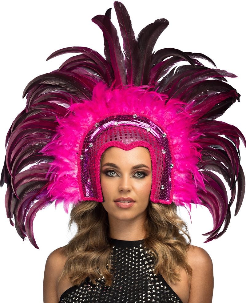 Roze Veren Hoofdtooi Carnaval Rio de Janeiro