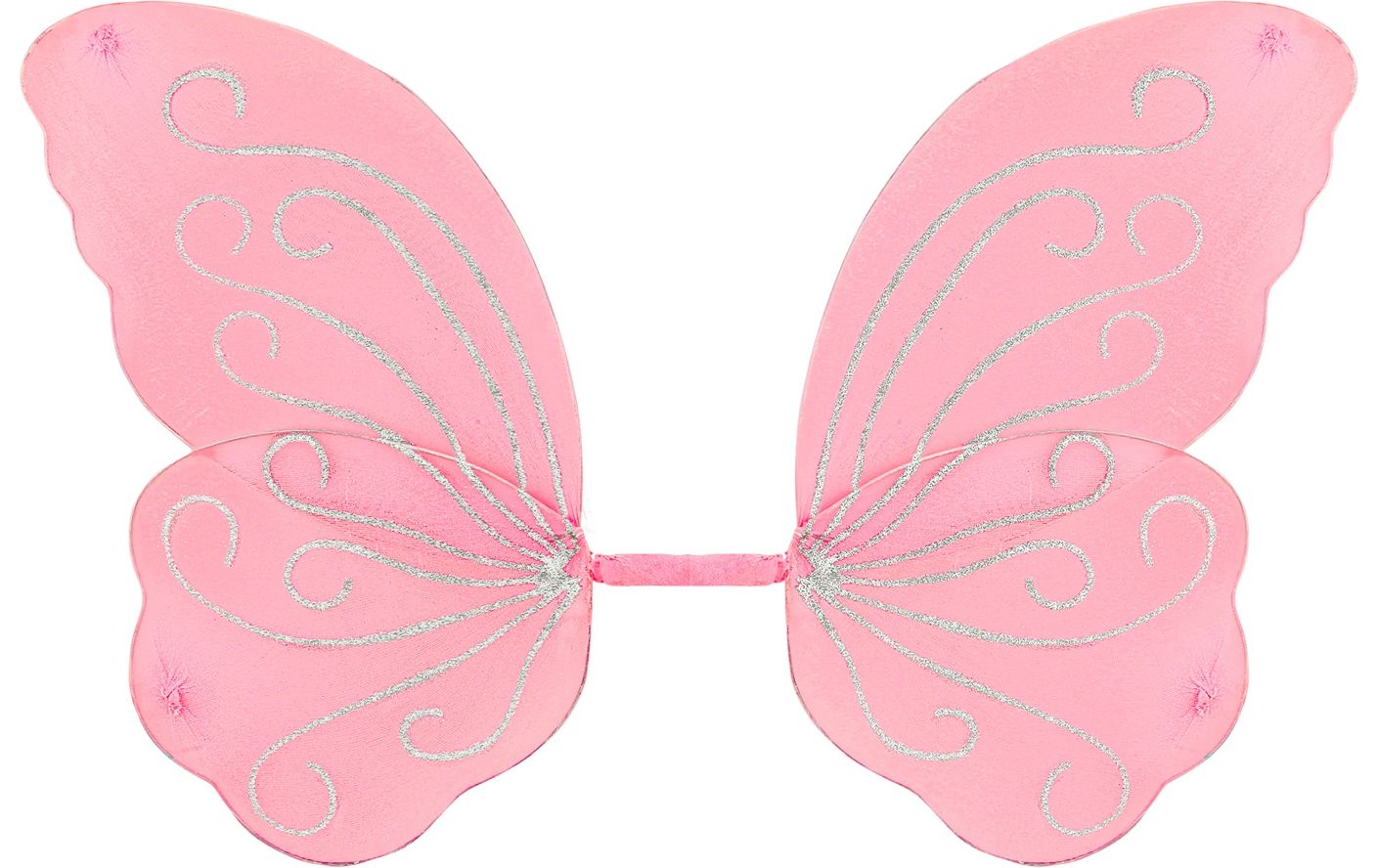 Roze vlinder vleugels glitter