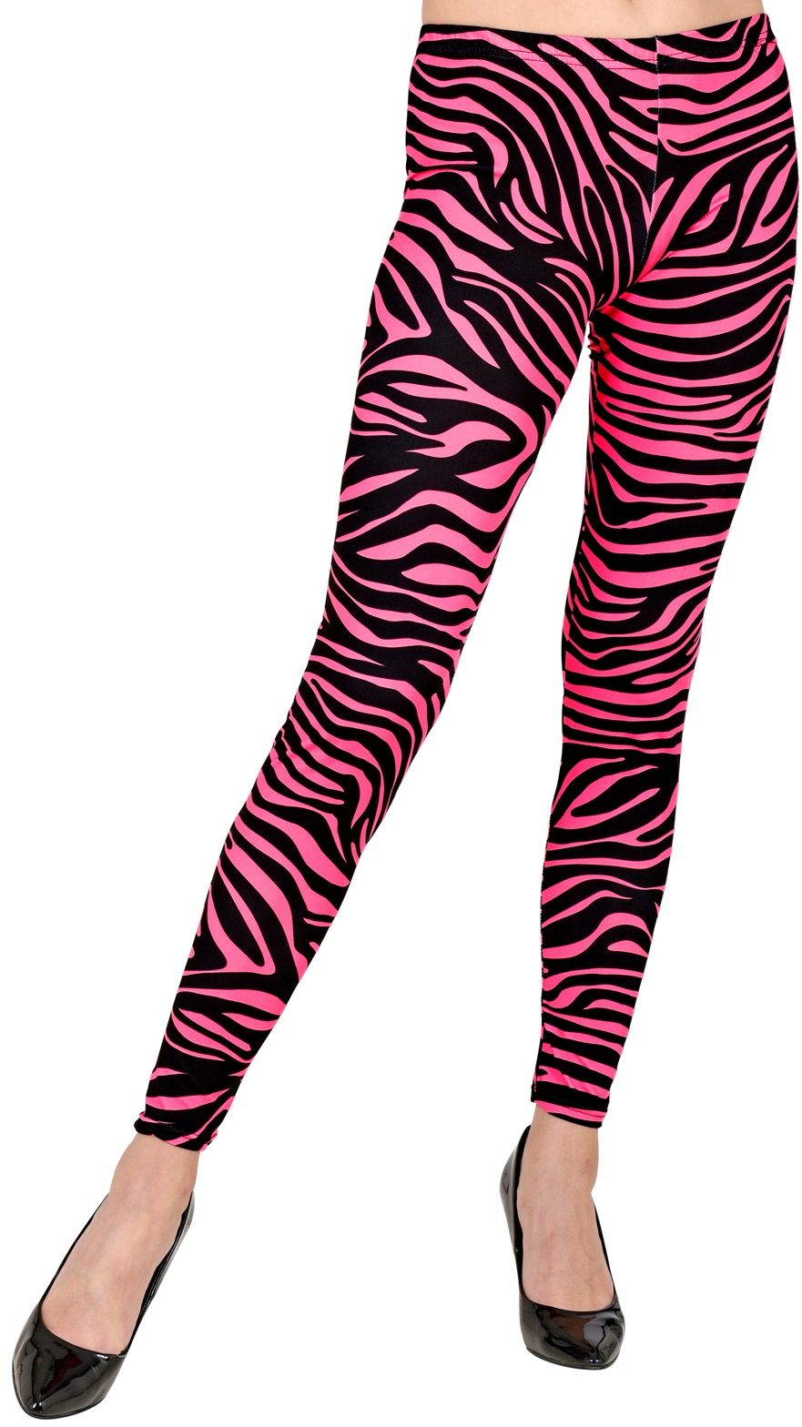 Roze zebra legging