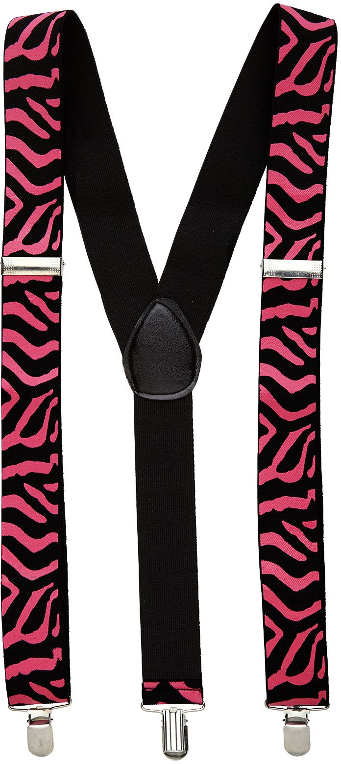 Roze zebra print riem