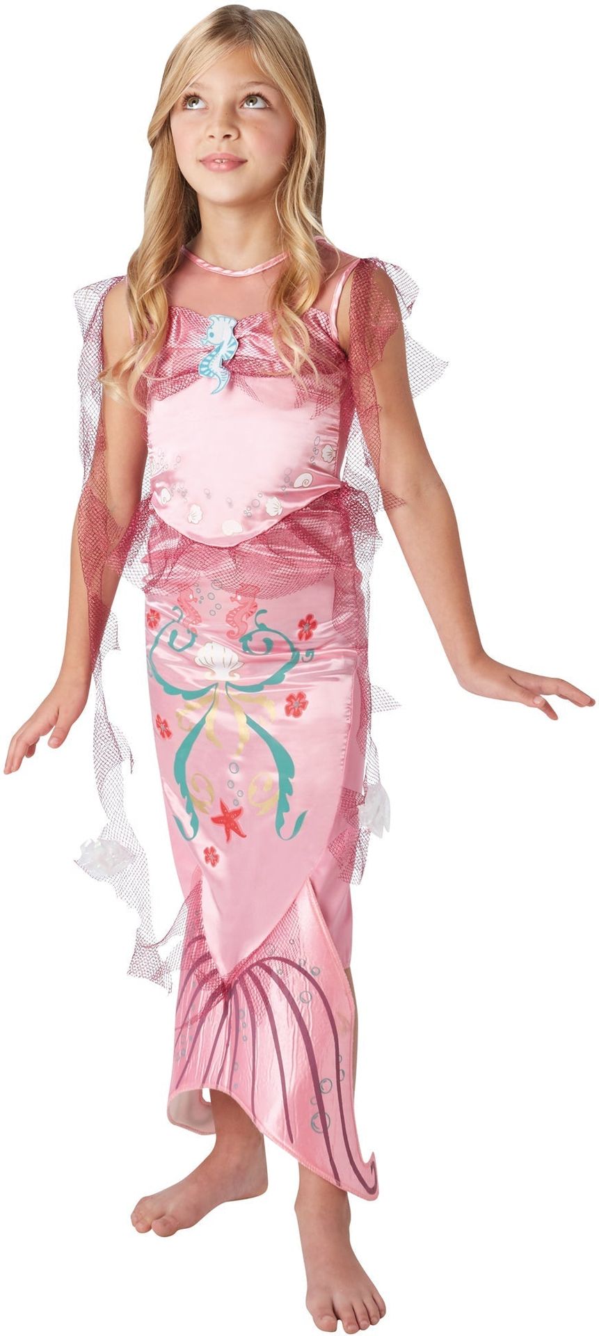 Roze Zeemeermin Jurk Meisjes
