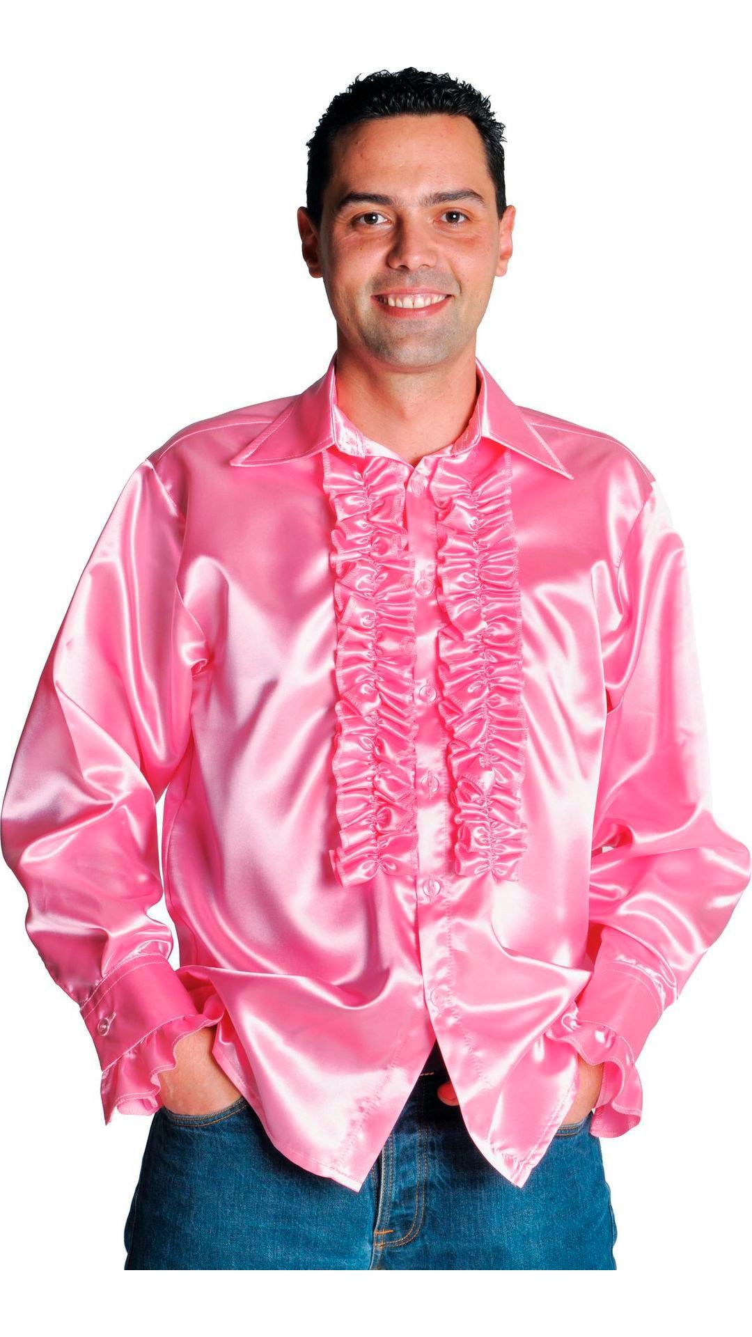 Ruches blouse licht roze