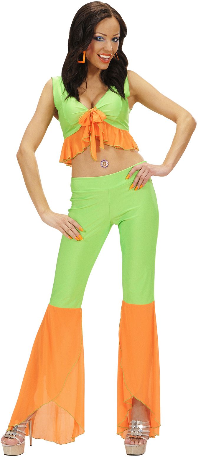 Samba kleding groen/oranje