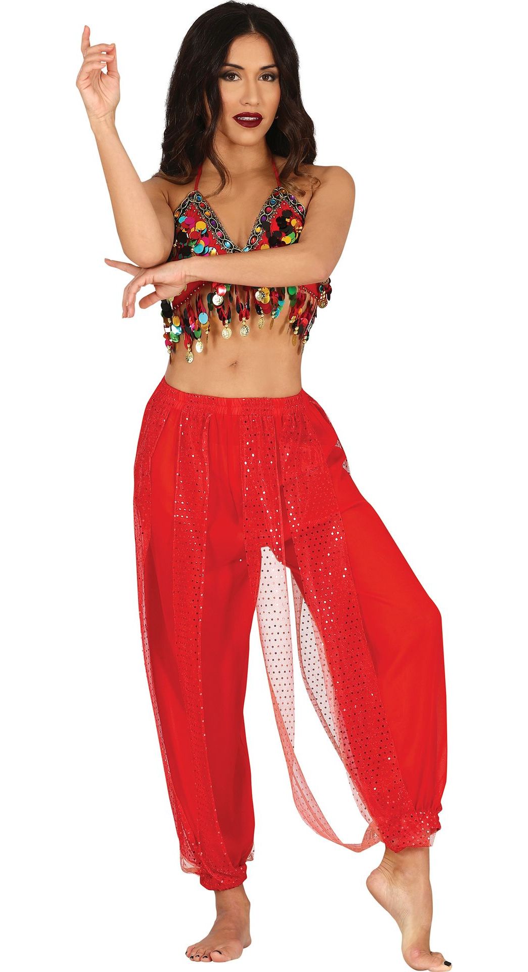 Scarlet Belly Dance Pants - Oasis Queen