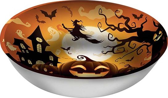 Schaal pompoen 27 x 9 cm halloween