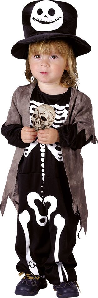 Schattig skully skelet outfit kind