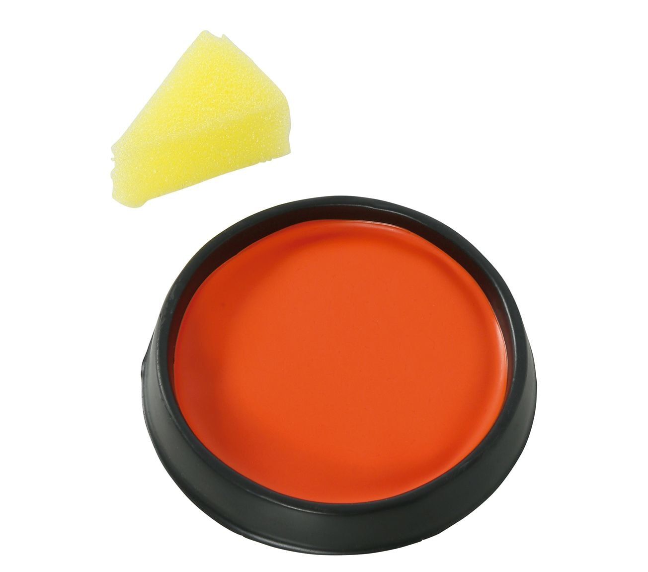 Schmink met spons oranje