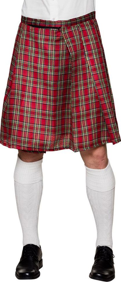 Schotse kilt heren rood