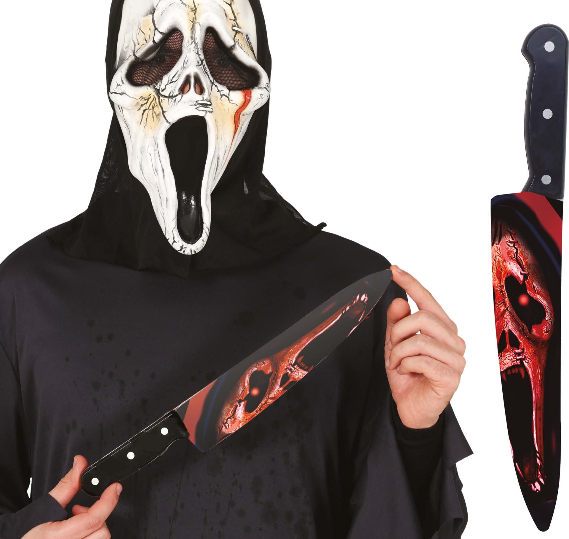 Scream keukenmes 37 cm halloween