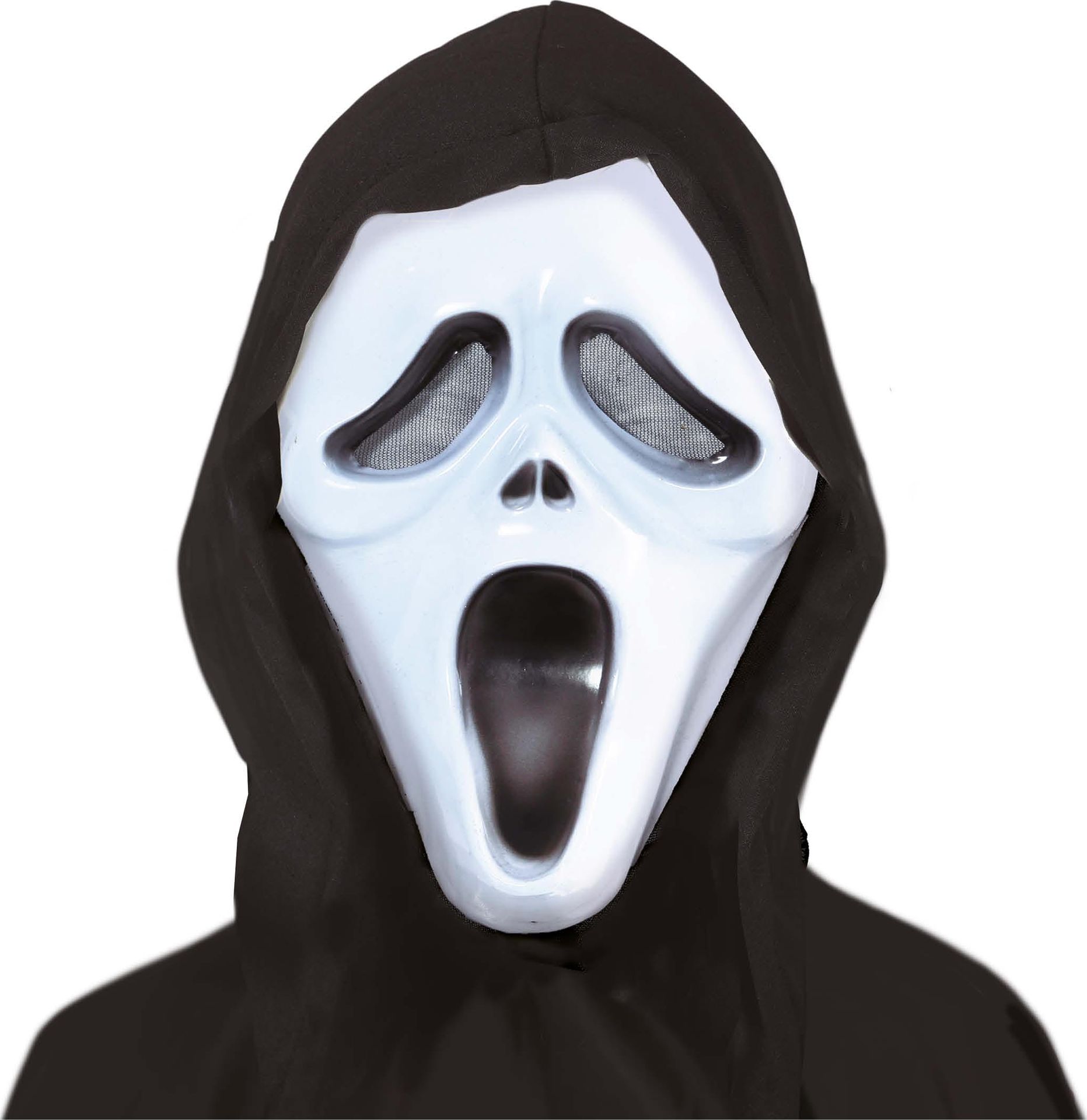 Scream masker met kap kind halloween