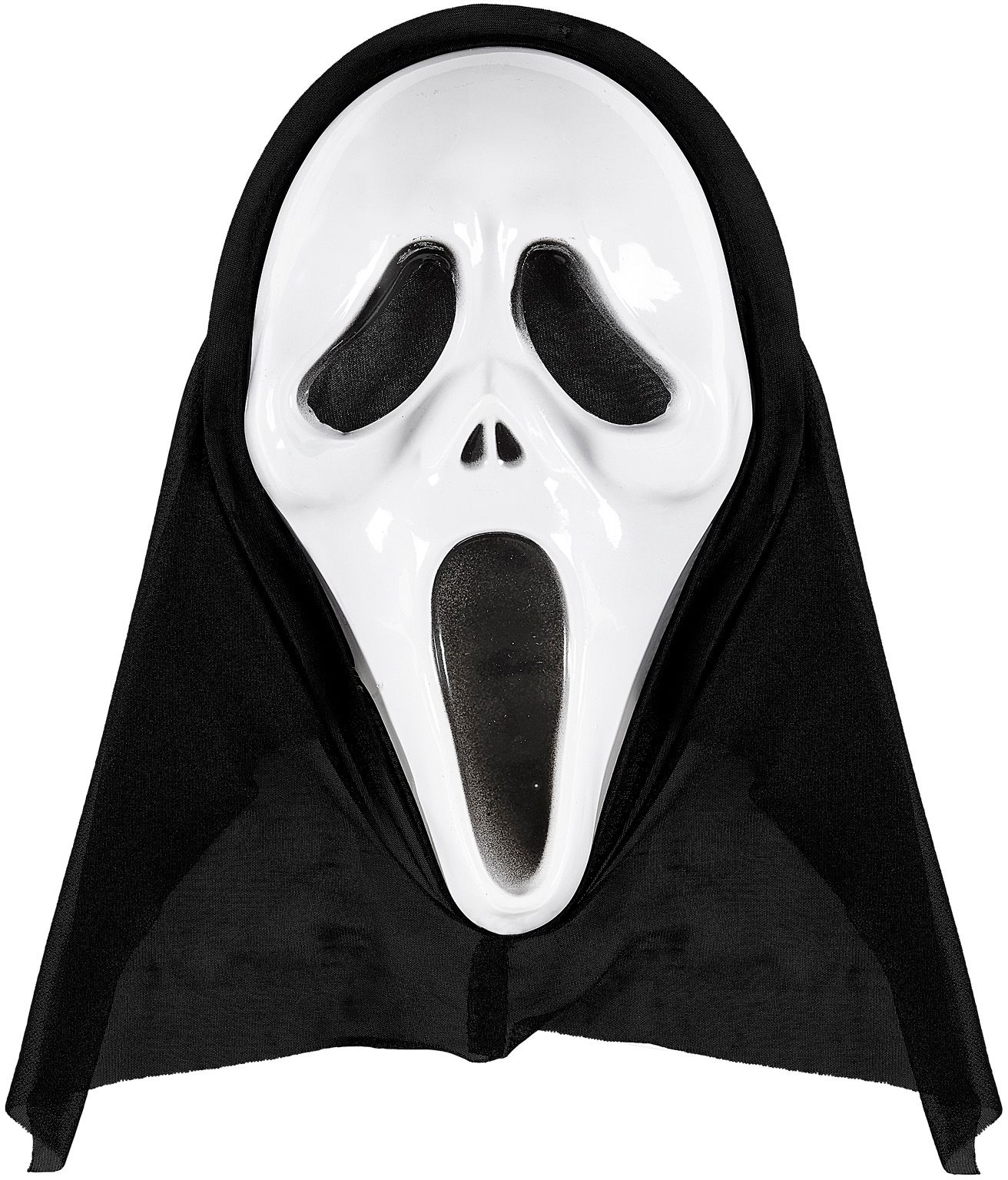 Scream masker wit