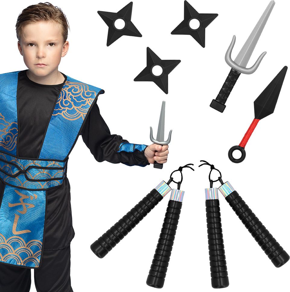Set van 7 Ninja Wapens 7-delig