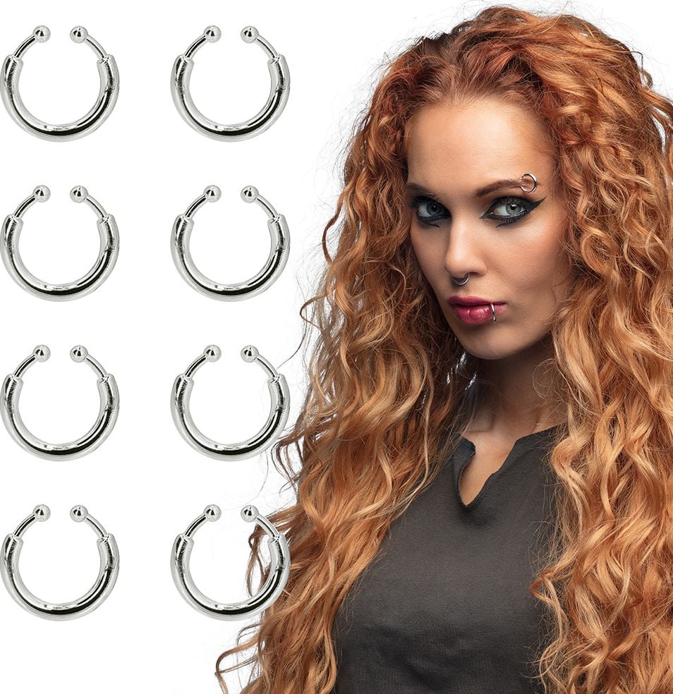 Set Van 8 Nep Piercings