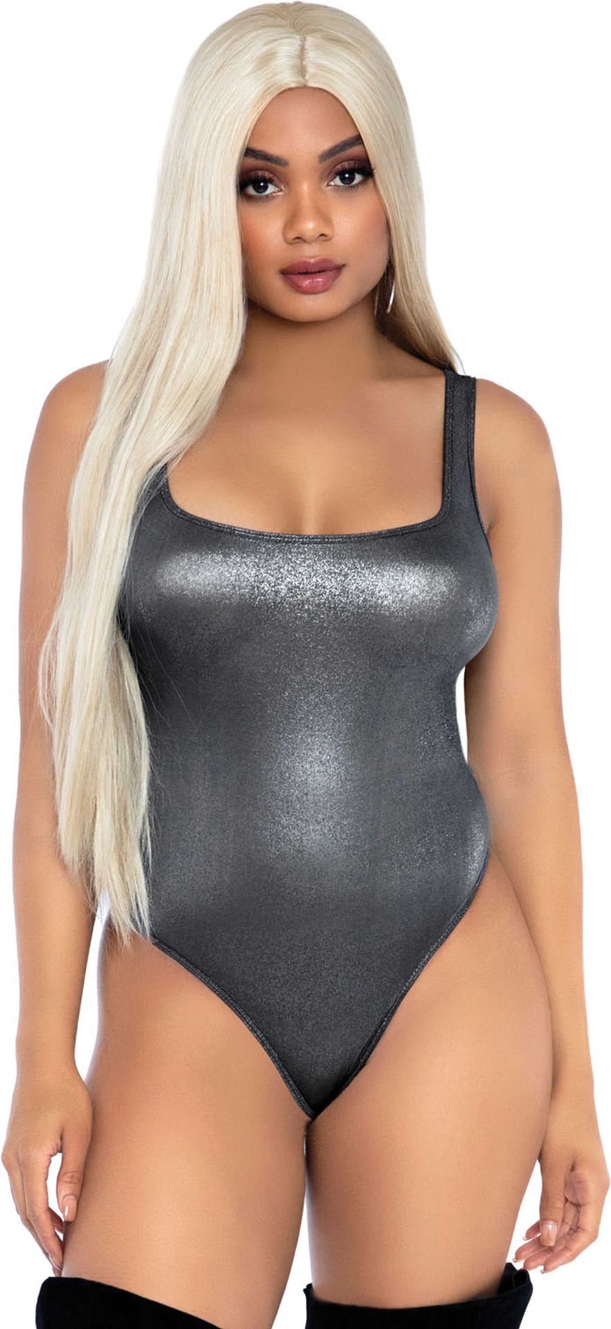 Sexy bodysuit basic zilver